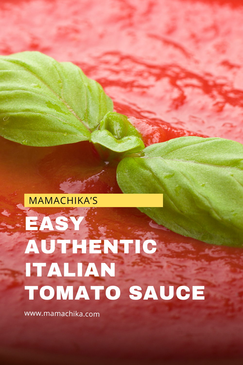 Authentic Italian Tomato Sauce- An Easy RECIPE your family will love